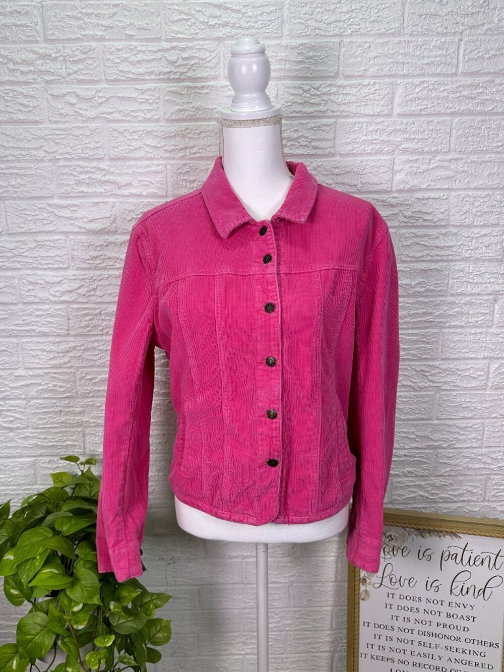 A.M.I. Pink Corduroy Jacket